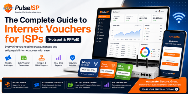 The Complete Guide to Internet Vouchers for ISPs (Hotspot & PPPoE)