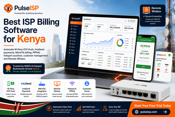 Best ISP Billing Software in Kenya for MikroTik ISPs, WISPs & Hotspot Providers (2026 Guide)