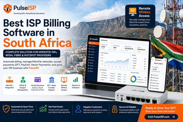 Best ISP Billing Software in South Africa (Complete Guide for MikroTik ISPs)
