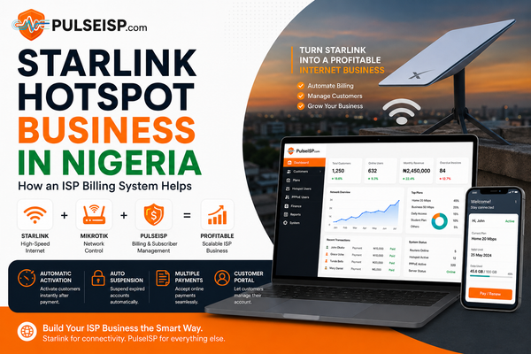 Starlink Hotspot Business in Nigeria: How an ISP Billing System Makes It Easier